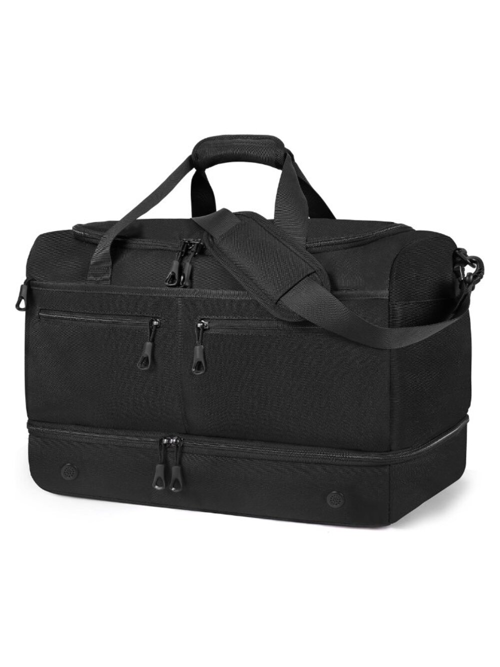 45L Carry-On Travel Duffel Bag with Shoe Compartment